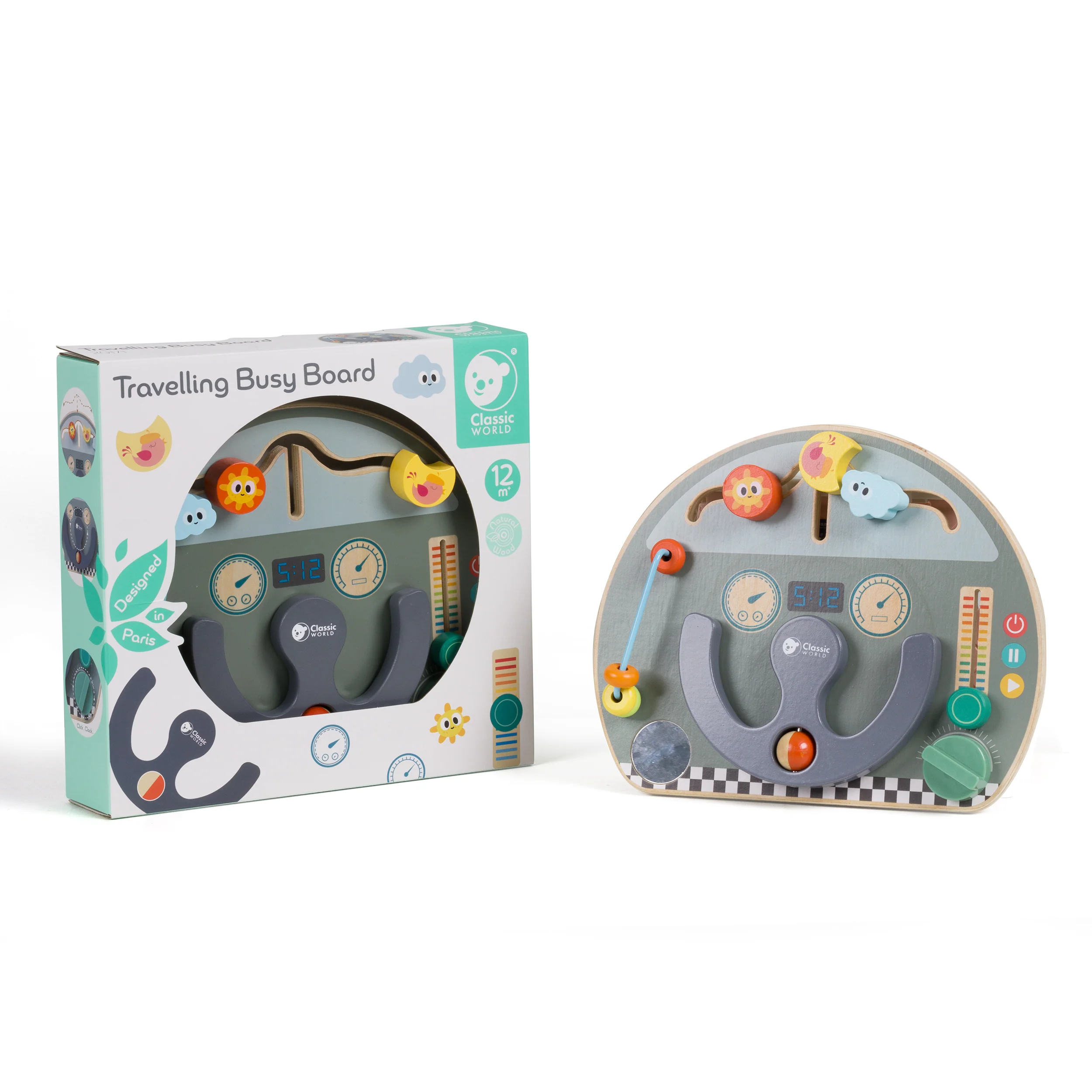 Classic World busy board Quadro de atividades Volante - Image 6