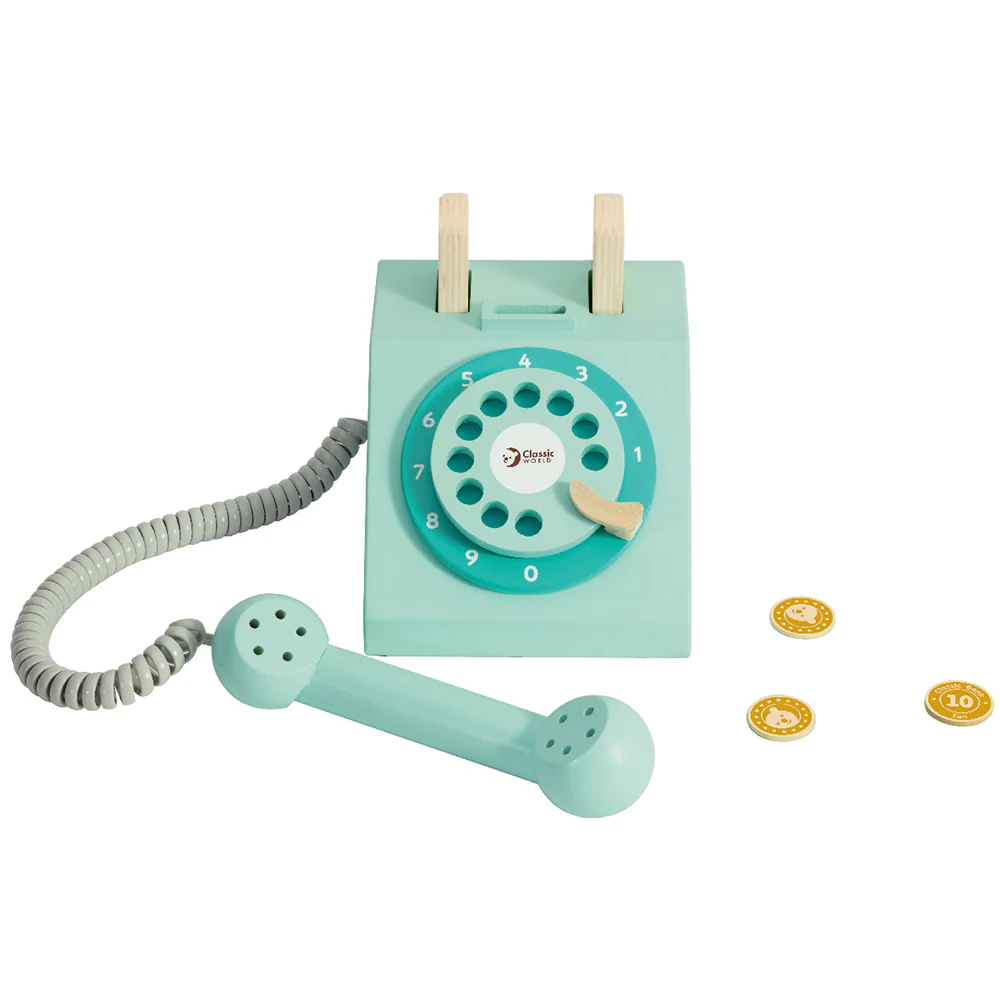 Classic World Telefone Vintage com moedas - Image 2
