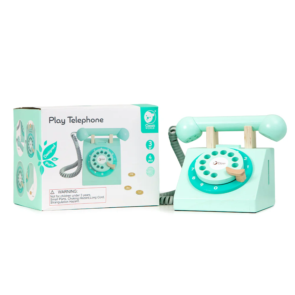 Classic World Telefone Vintage com moedas - Image 7