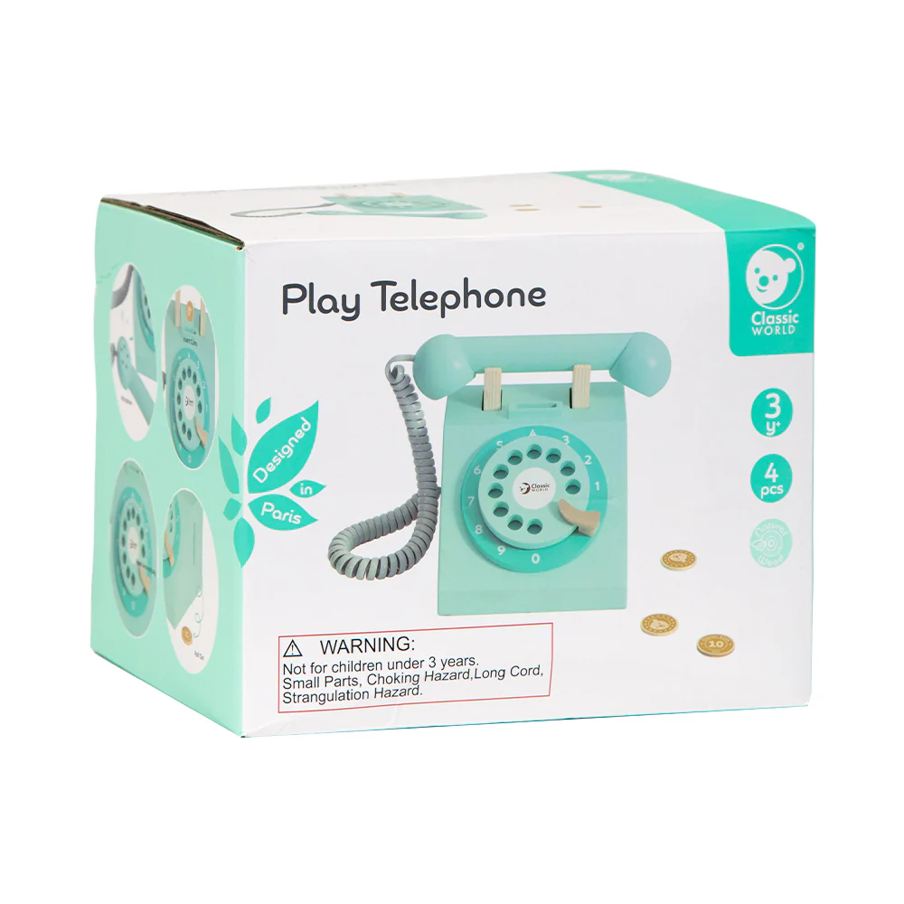 Classic World Telefone Vintage com moedas - Image 8