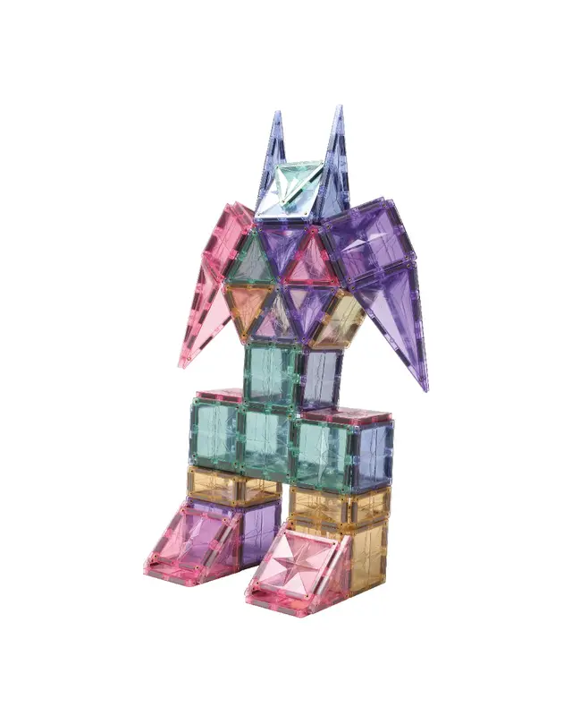 Clever Clixx Jogo blocos Magnético Pack Creative Pastel 125 peças - Image 2