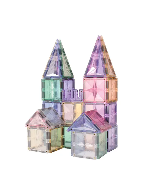 Clever Clixx Jogo blocos Magnético Pack Creative Pastel 125 peças - Image 4