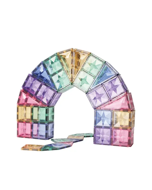 Clever Clixx Jogo blocos Magnético Pack Creative Pastel 125 peças - Image 5