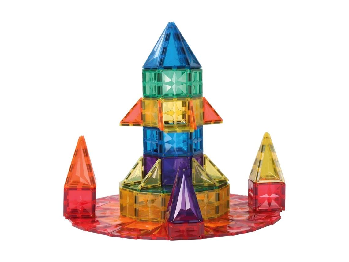 Clever Clixx Jogo blocos Magnético Pack Inventive cores vivas 110 peças - Image 2
