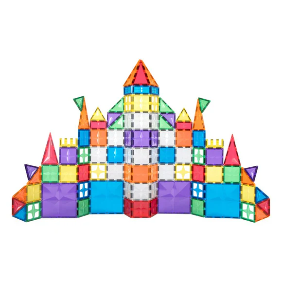 Clever Clixx Jogo blocos Magnético Pack Peças Coloridas e com Glitter (110+15 peças) - Image 3