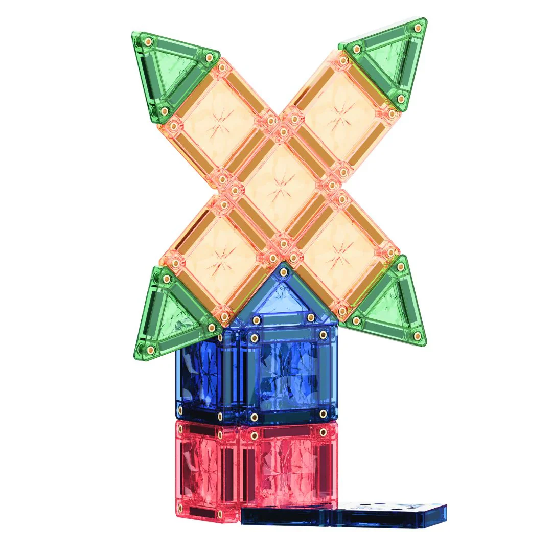 Clever Clixx Jogo blocos Magnético Pack Viagem 28 peças Pastel - Image 2