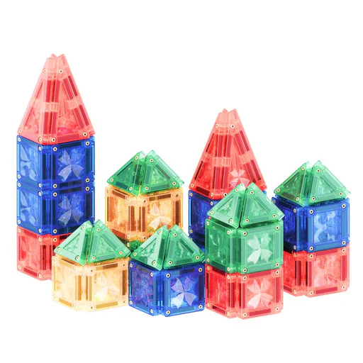 Clever Clixx Jogo blocos Magnético Pack Viagem 28 peças cores vivas - Image 3