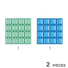Clever Clixx Jogo blocos Magnéticos Set 2 Bases Quadradas - Image 3