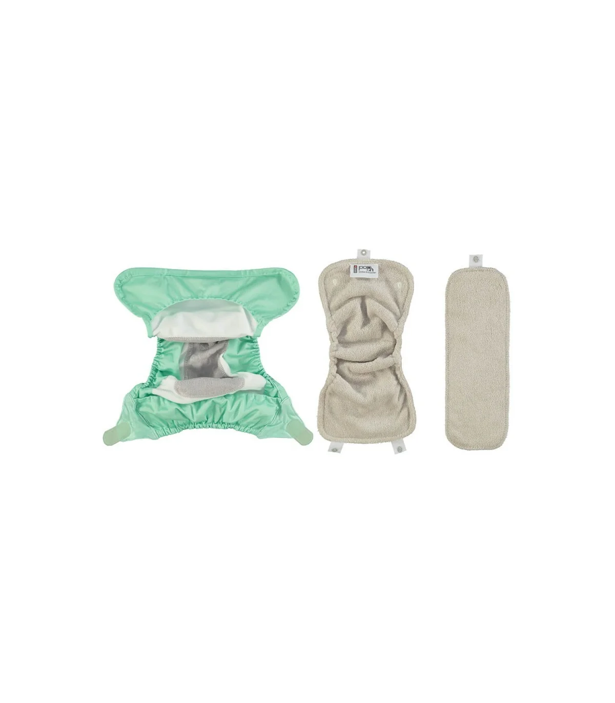 Close Fraldas Reutilizáveis Pack 5 Bambu Pastel * por encomenda - Image 10