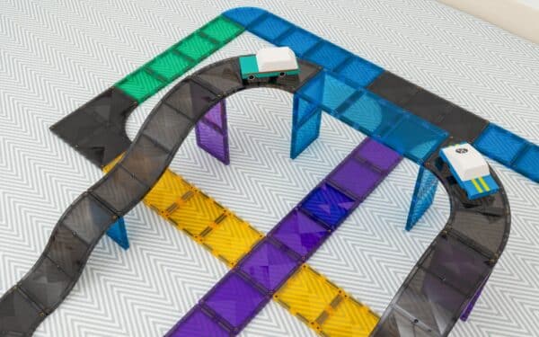 Connetix Jogo blocos Magnético Ramps & Intersections Pack 16 peças - Image 3