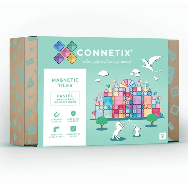 Connetix Jogo blocos Magnético Pastel Creative 120 pc *por encomenda