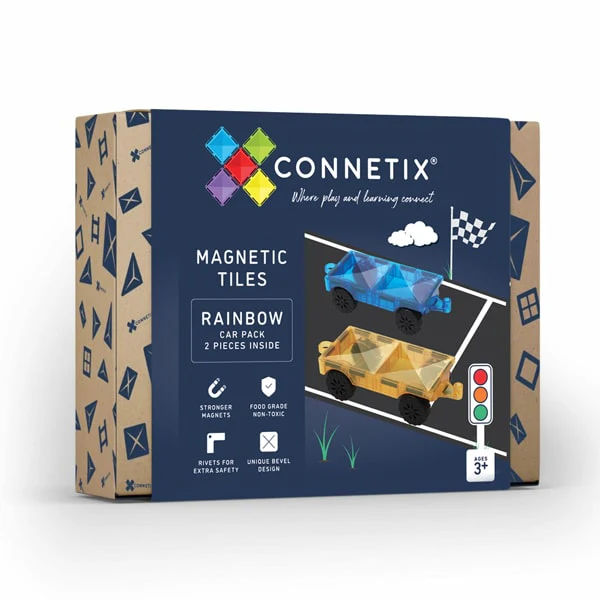 Connetix Jogo blocos Magnético 2 piece Transport car *por encomenda