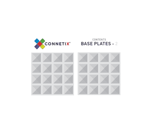 Connetix Jogo blocos Magnético 2 bases Clear Shape *por encomenda - Image 2