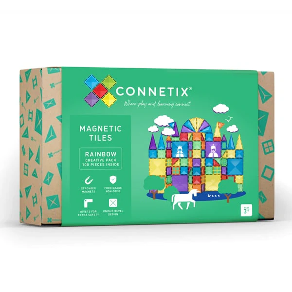 Connetix Jogo blocos Magnético Rainbow Creative 102 pc *por encomenda