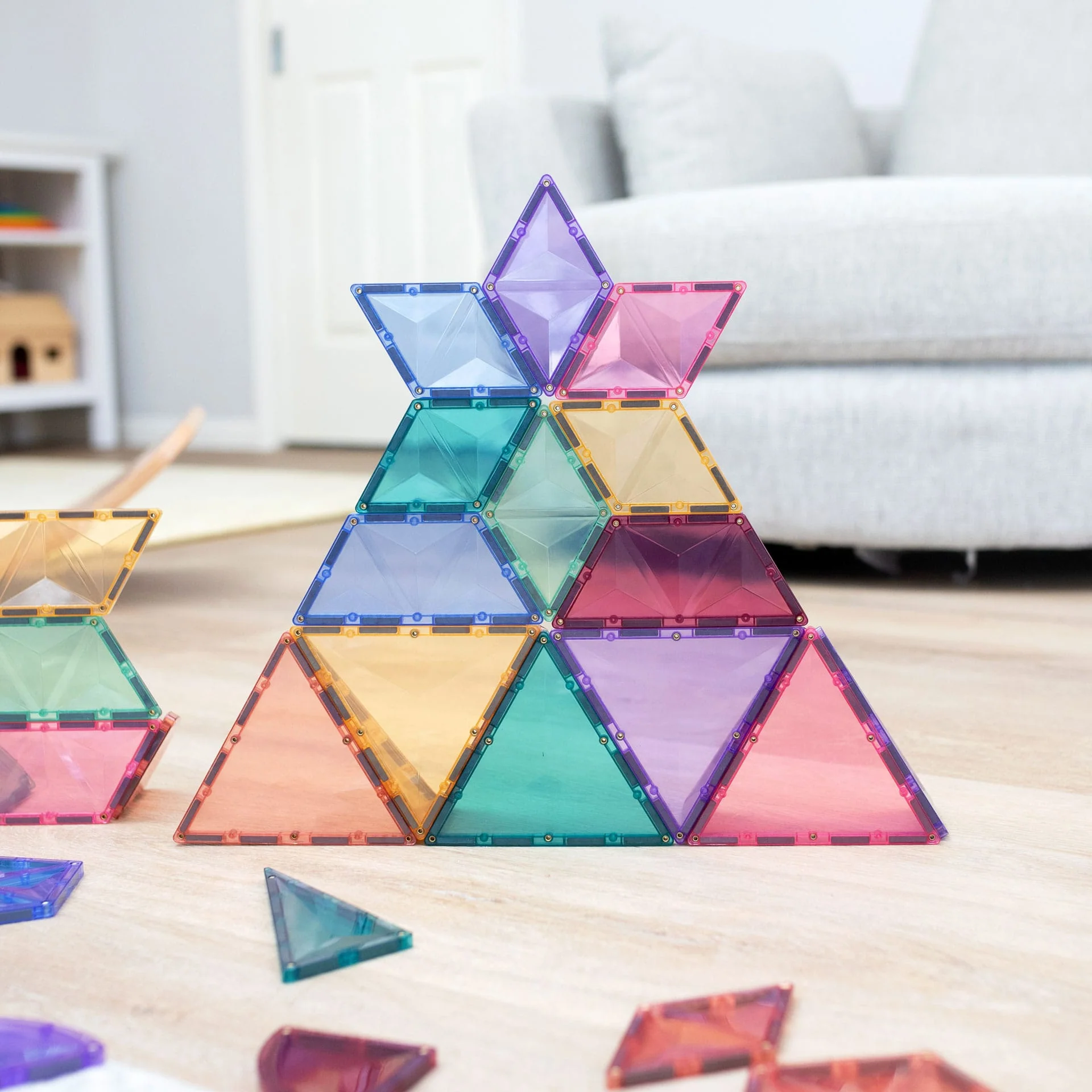 Connetix Jogo blocos Magnético Pastel Shape Expansion Pack 48 pc *por encomenda - Image 2