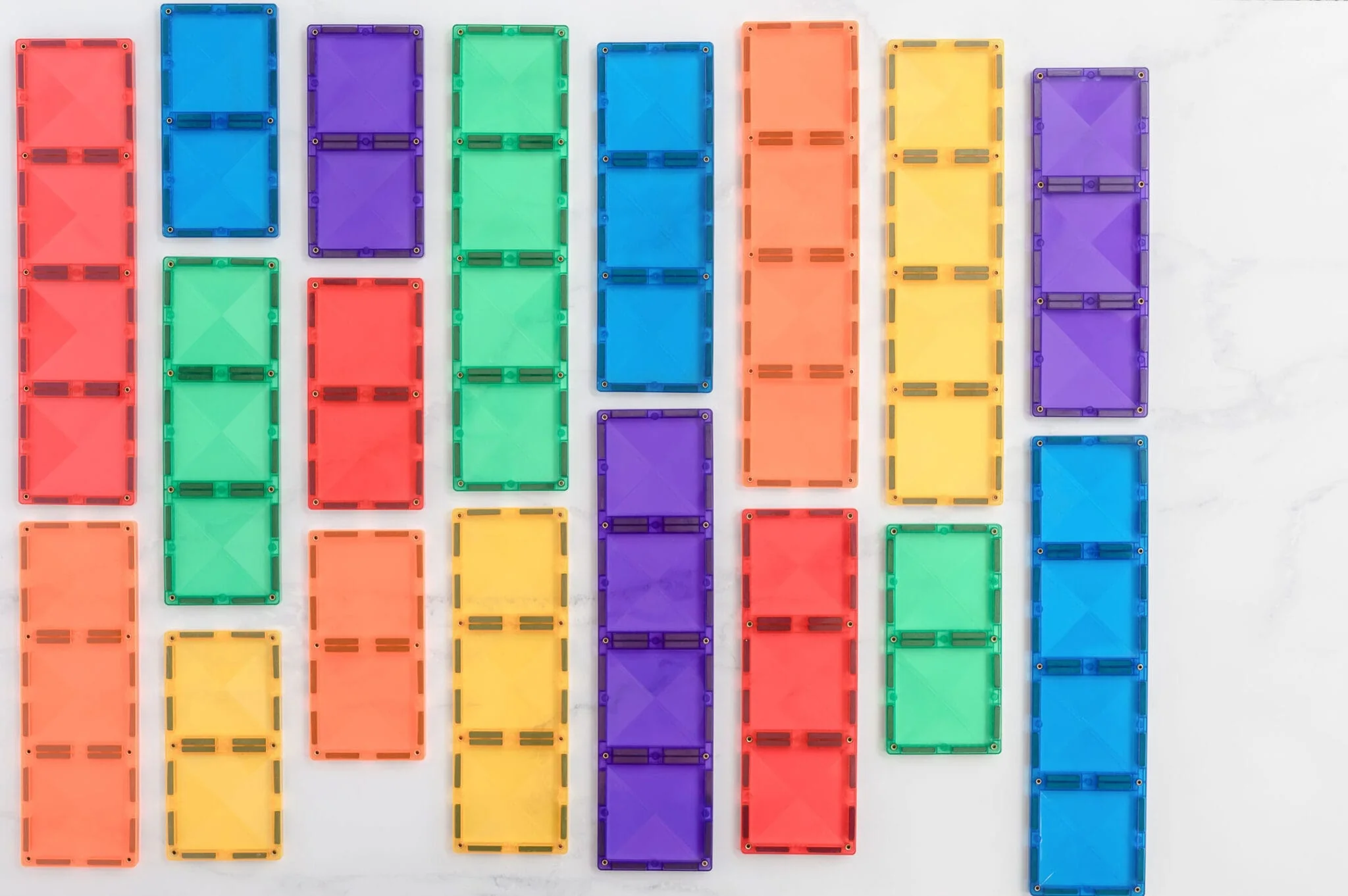 Connetix Jogo blocos Magnético Rainbow Rectangle 18 pc *por encomenda - Image 3