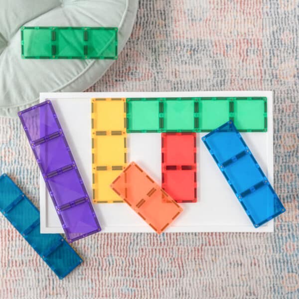 Connetix Jogo blocos Magnético Rainbow Rectangle 18 pc *por encomenda - Image 5