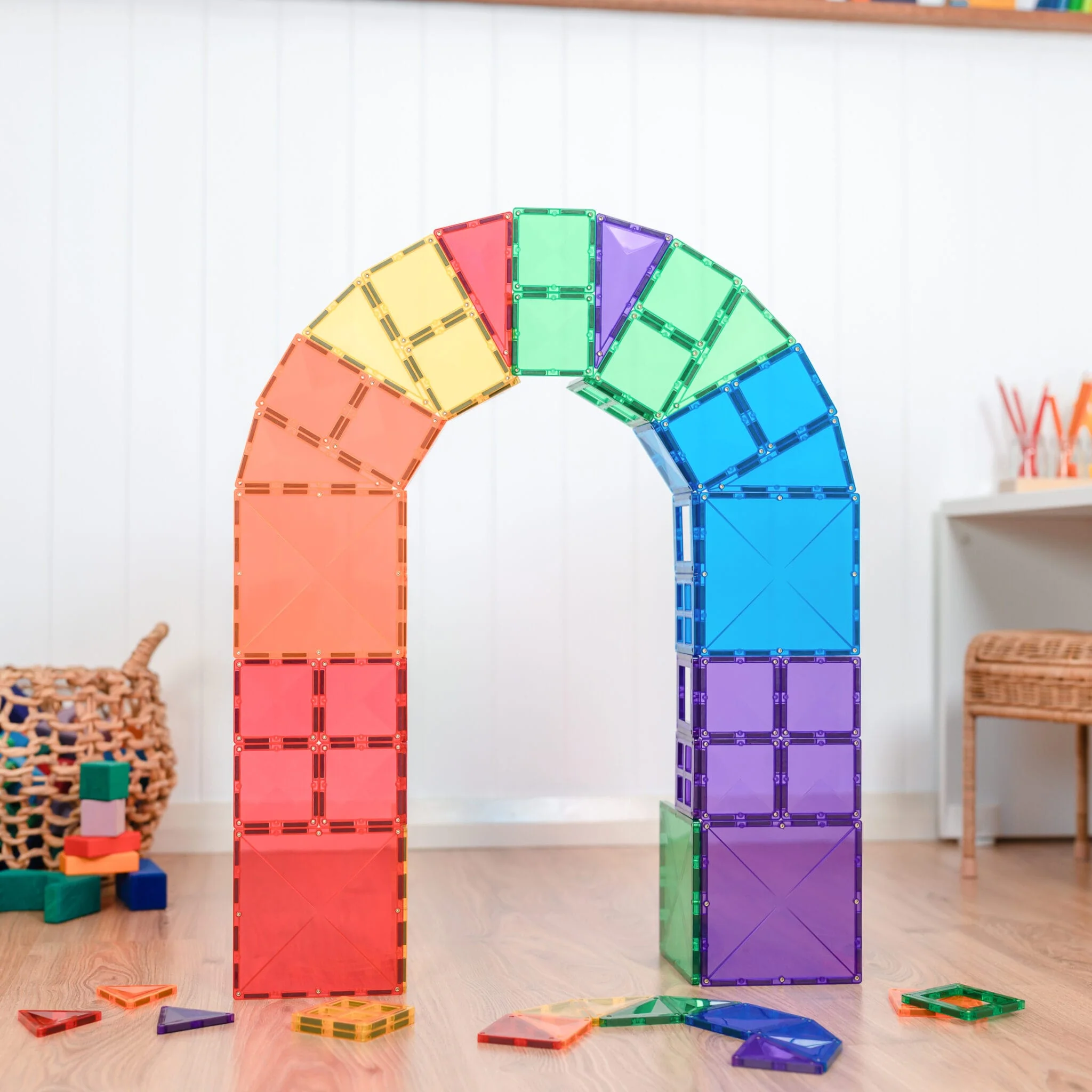 Connetix Jogo blocos Magnético Rainbow Starter 60 pc - Image 6