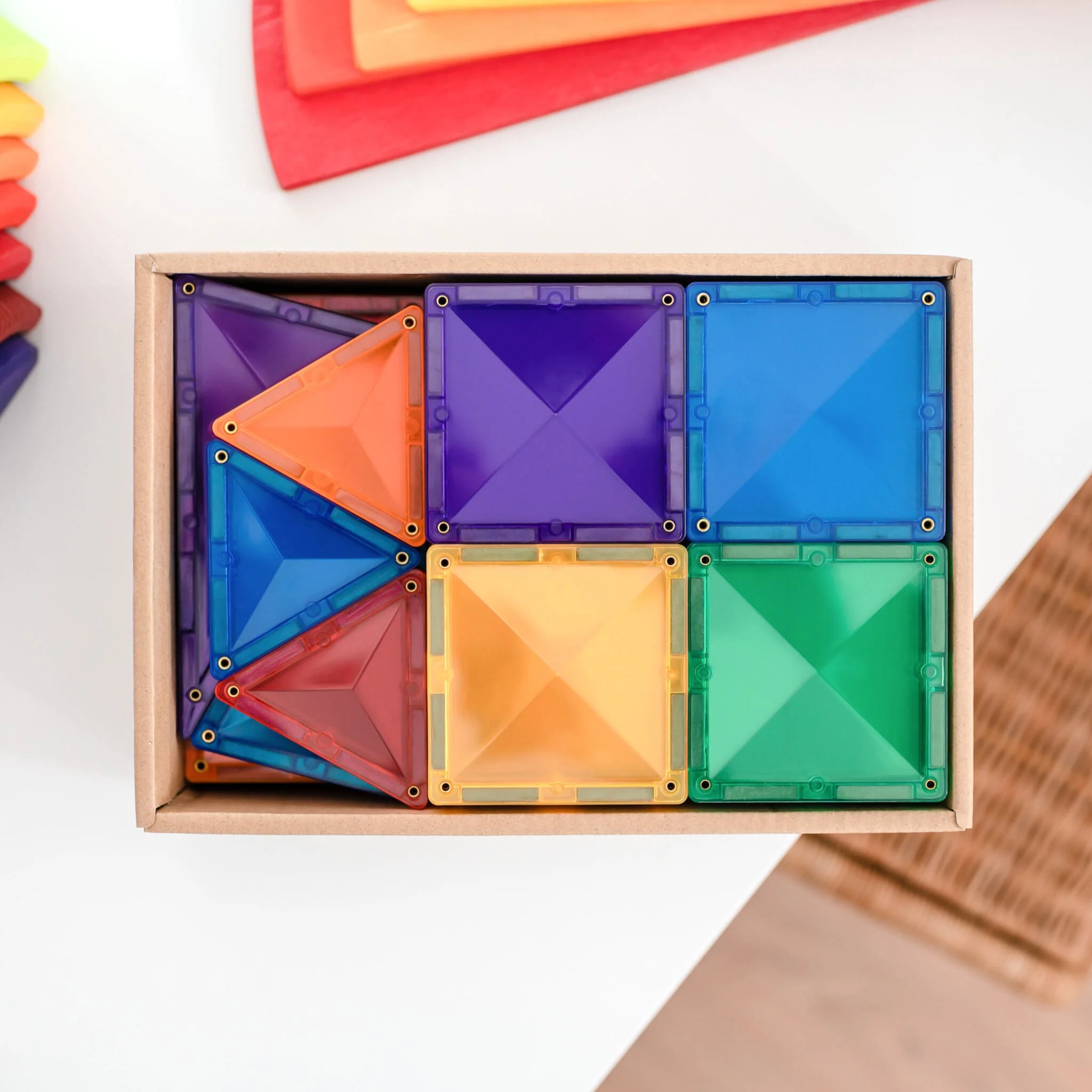 Connetix Jogo blocos Magnético Rainbow Starter 60 pc - Image 7