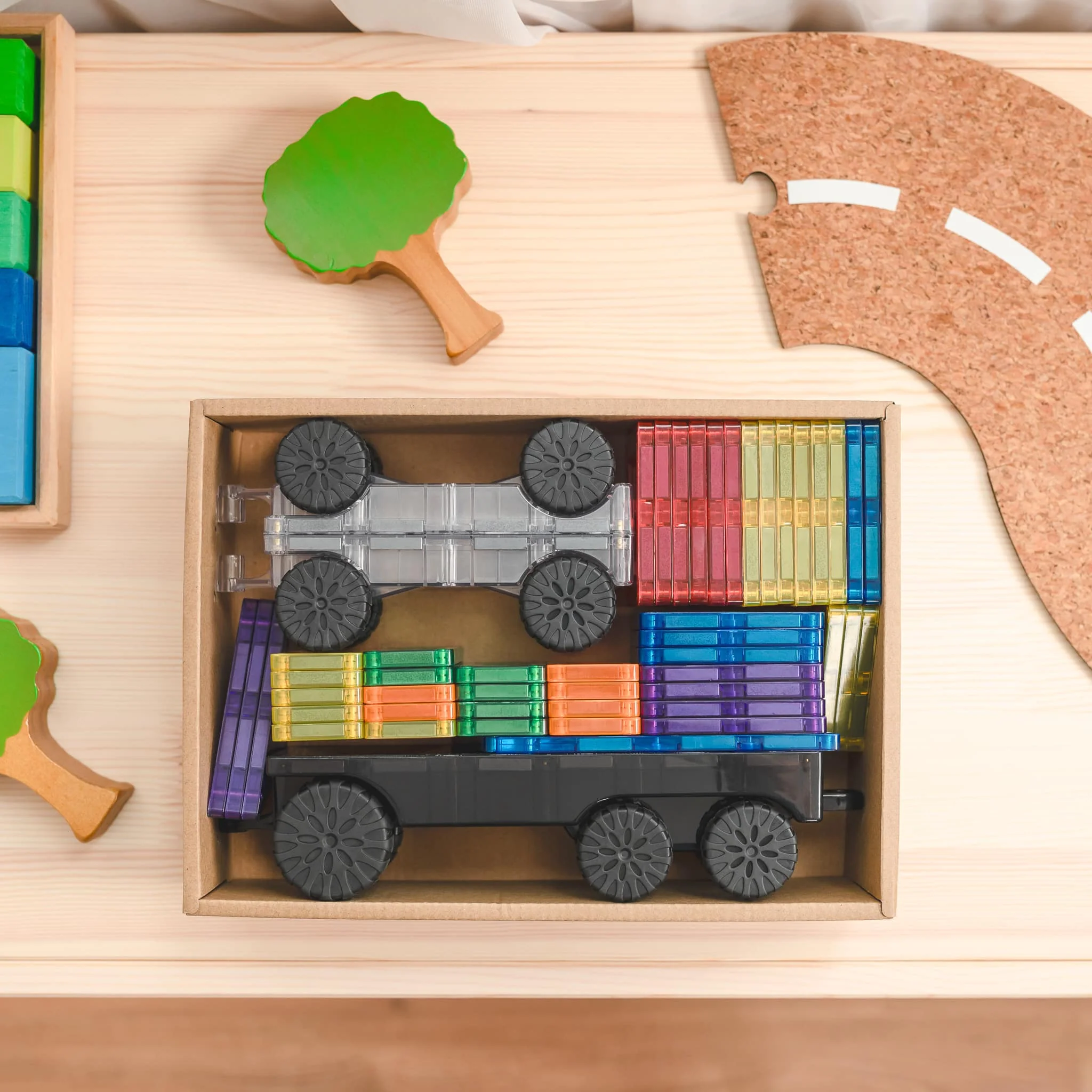 Connetix Jogo blocos Magnético Rainbow Transport 50 pc *por encomenda - Image 2