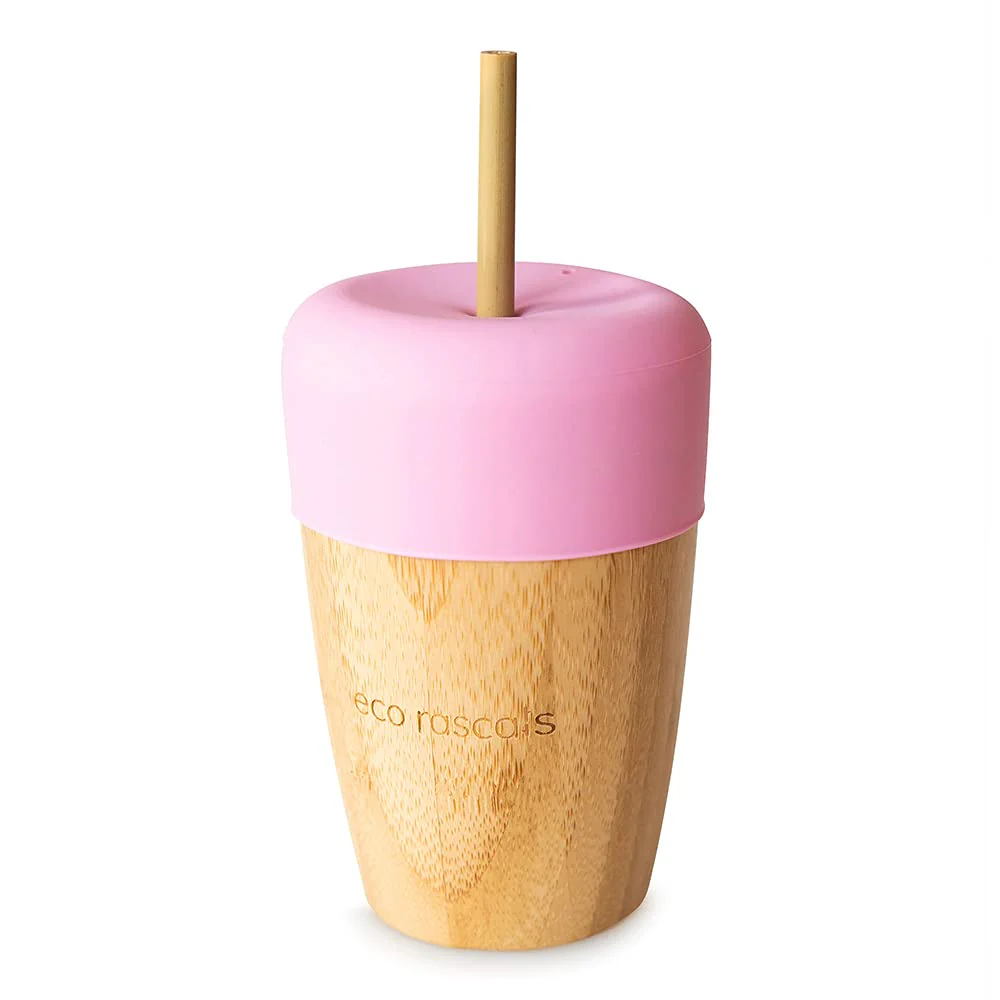 Eco Rascals Copo de bambu com 2 palhinhas 240ml - Image 7