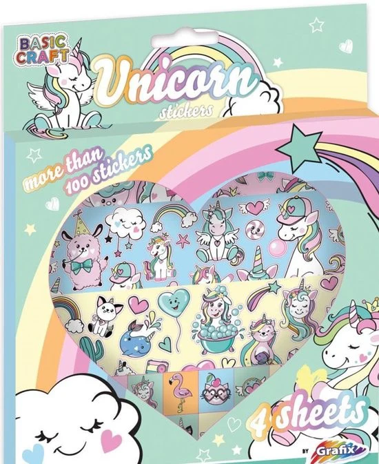 Creative Craft Folhas autocolantes UNICÓRNIOS