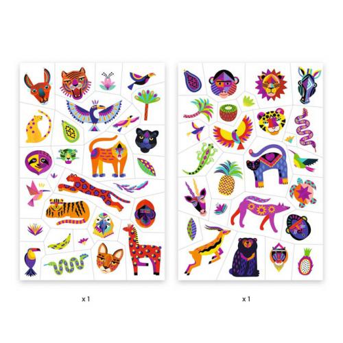 Djeco 50 Tatuagens Beleza Selvagem - Efeito Metalizado - Image 2