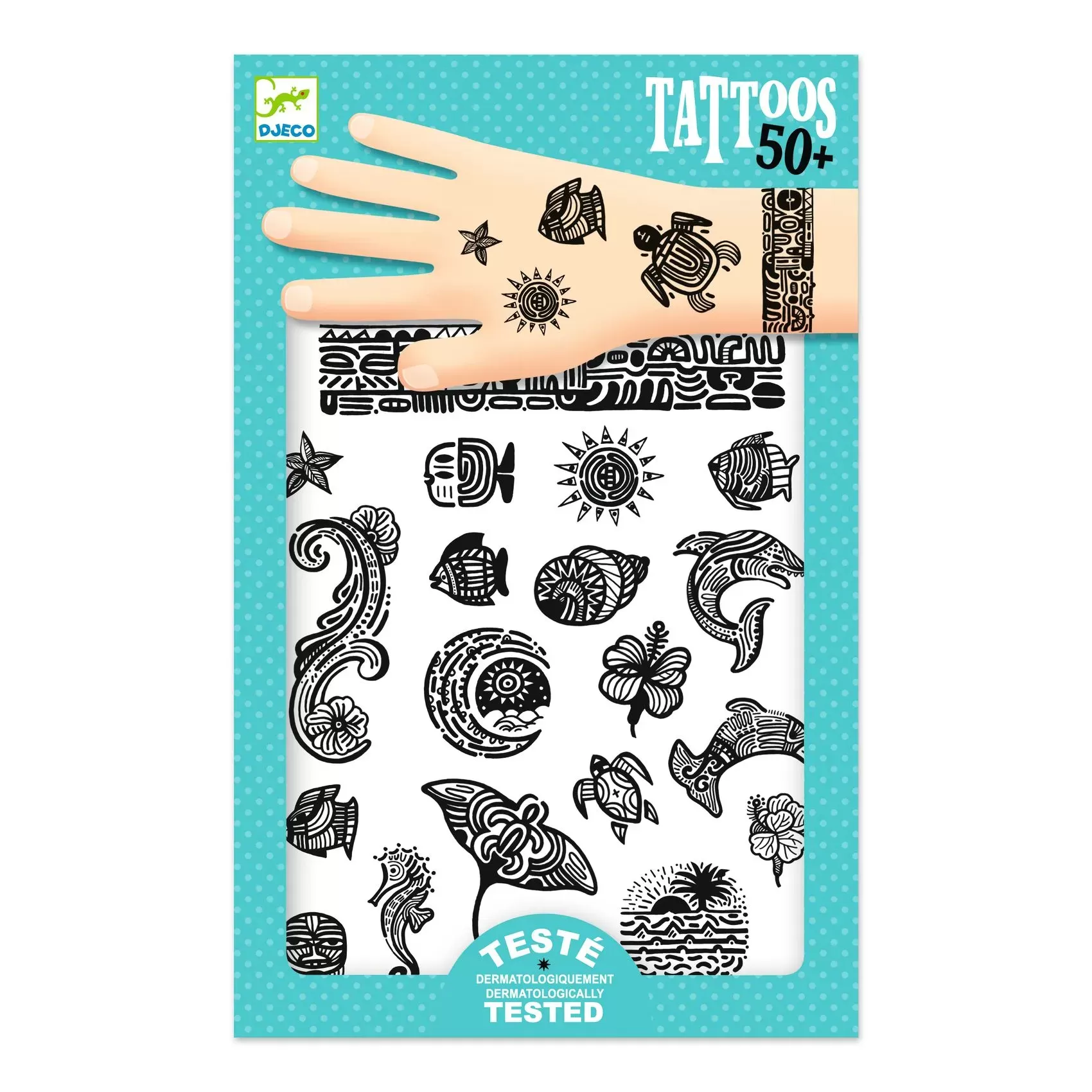 Djeco 50 Tatuagens Polinésia