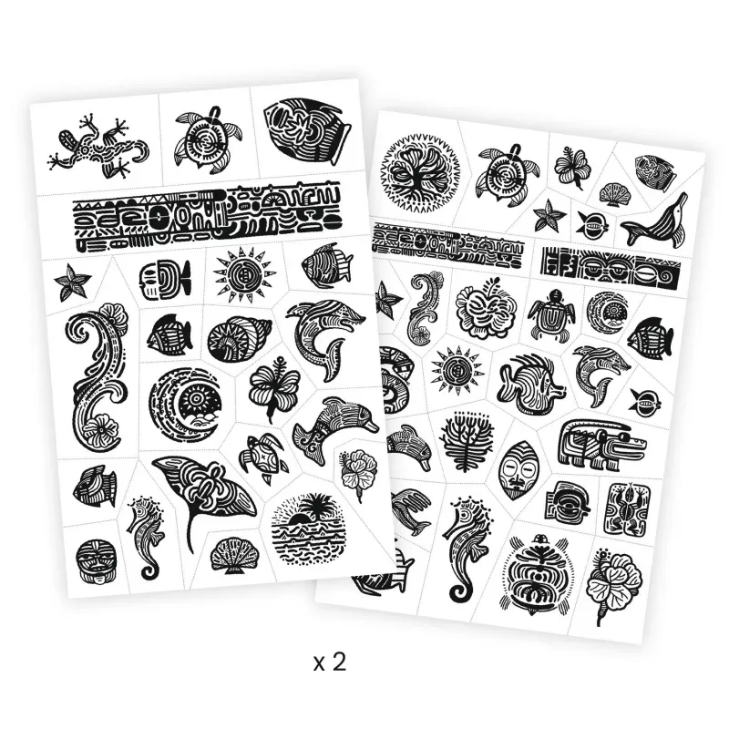 Djeco 50 Tatuagens Polinésia - Image 2