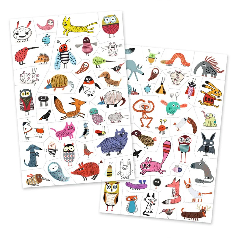 Djeco 50 Tatuagens Pequenas Criaturas - Image 2
