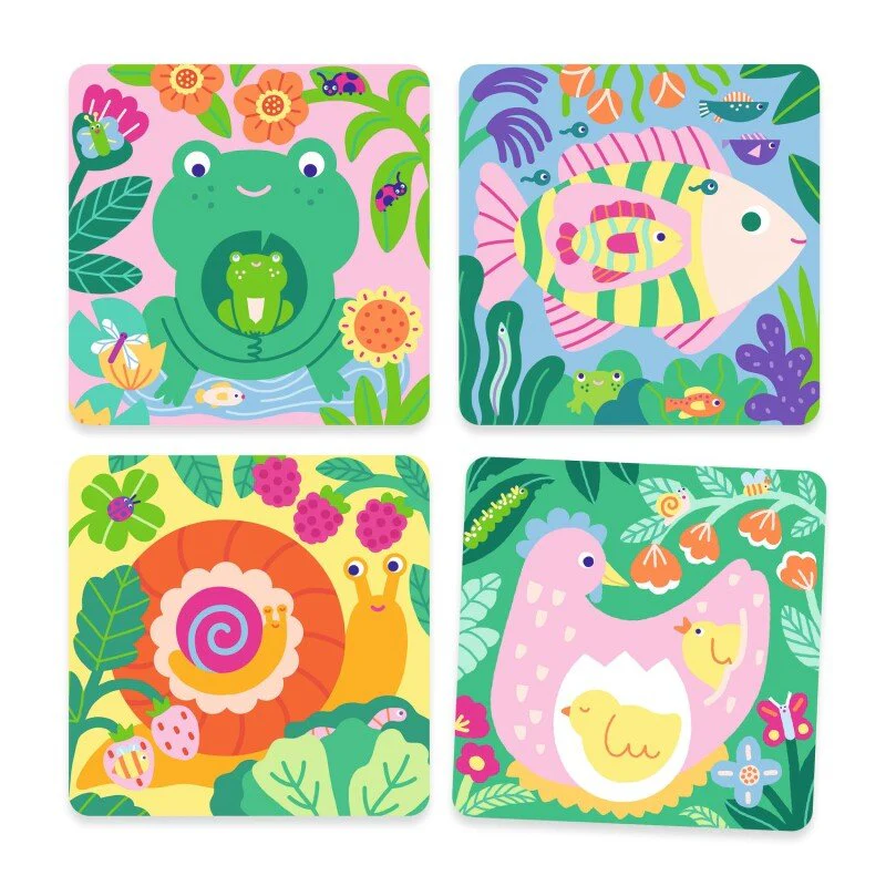 Djeco Actividades colorir com água - Animais do Jardim - Image 2