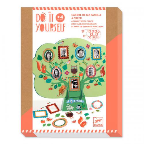 Djeco Atividades DIY Árvore Genealógica com autocolantes - A minha família - Image 3