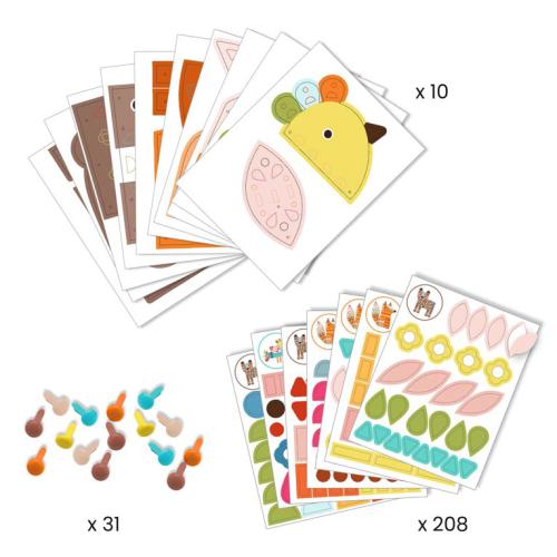 Djeco - Atividades de colagem - Animais Gigantes - Image 3