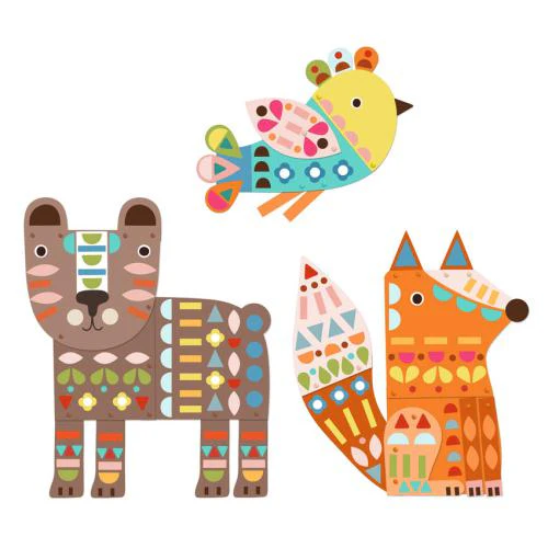 Djeco - Atividades de colagem - Animais Gigantes - Image 4