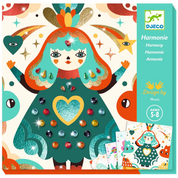 Djeco - Atividades de colagem - Harmonia