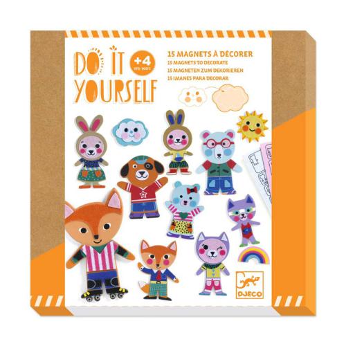 Djeco Atividades DIY Decora os animais - Família Divertida