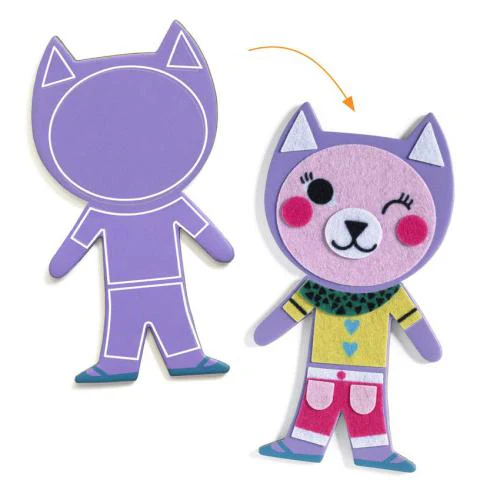 Djeco Atividades DIY Decora os animais - Família Divertida - Image 2
