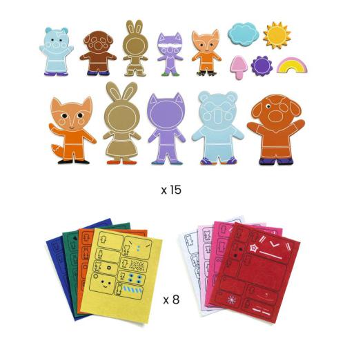 Djeco Atividades DIY Decora os animais - Família Divertida - Image 3