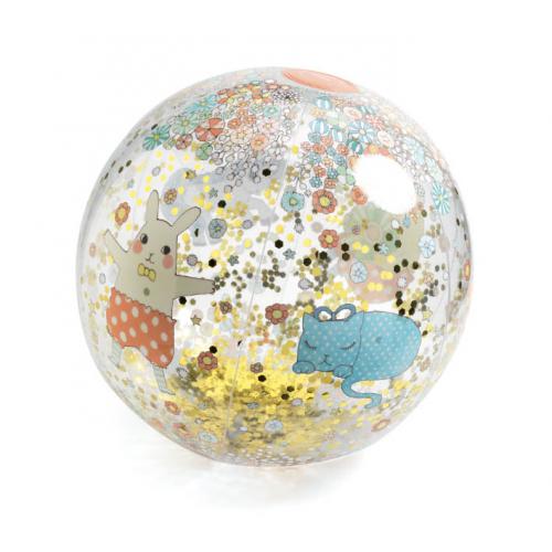 Djeco bola insuflável c/brilhantes 35cm