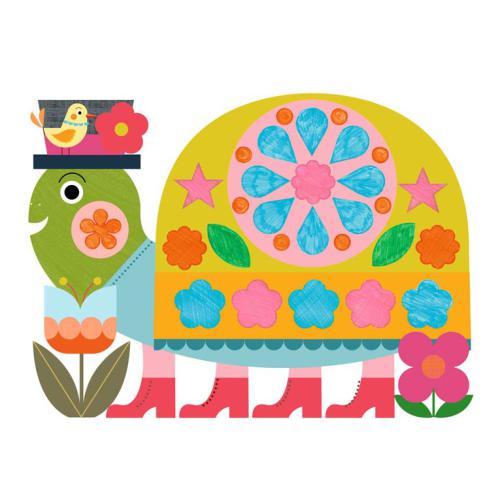 Djeco Caixa de Atividades de Colorir com stencil - Padrões Divertidos - Image 2