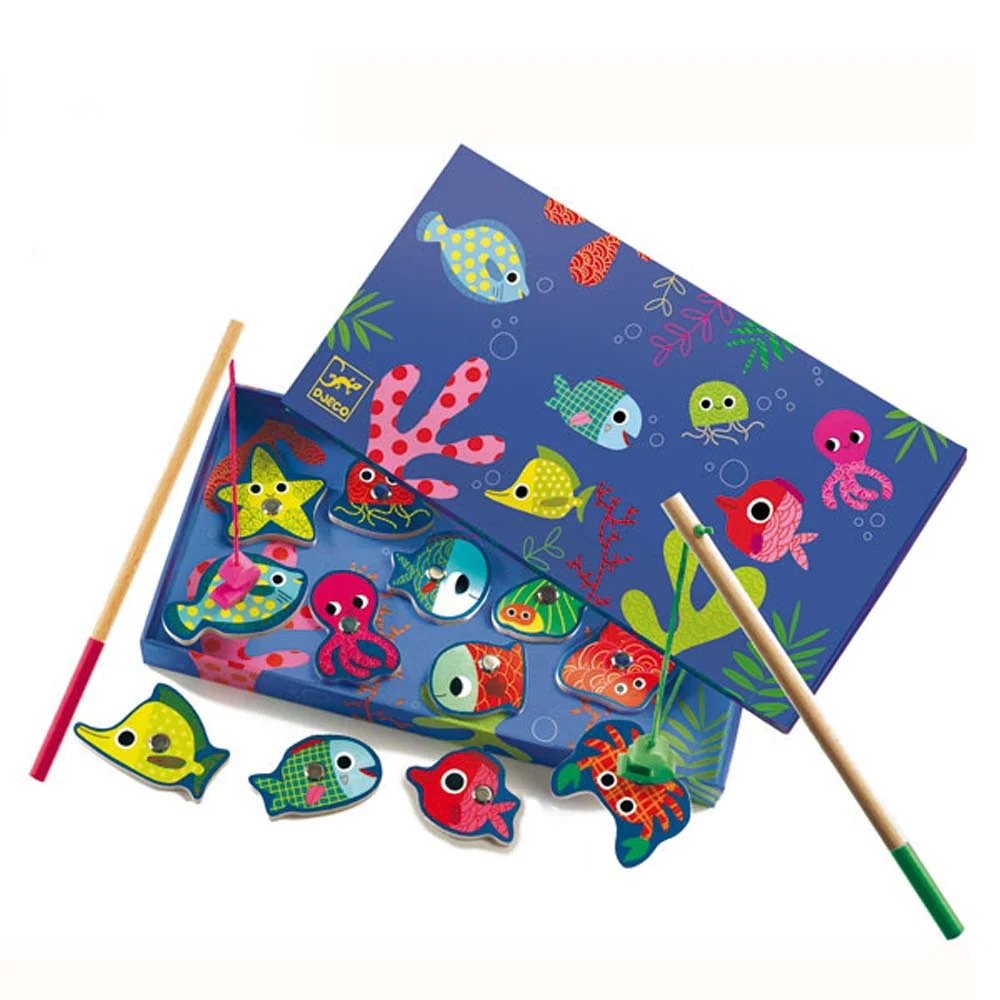 Djeco  Jogo Pesca Magnético Fishing Colour - Image 2