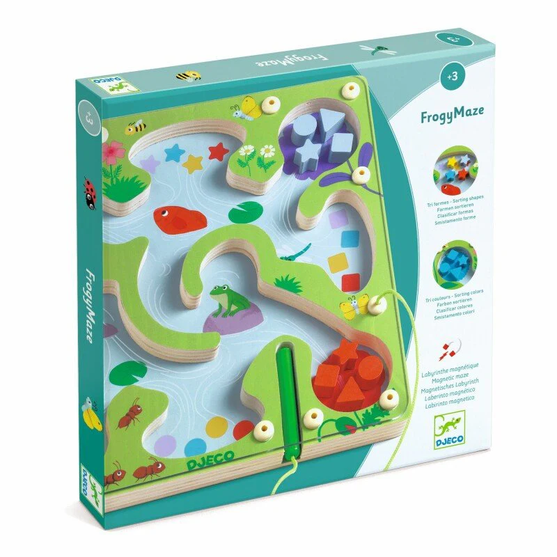 Djeco - FrogyMaze Jogo de classificação magnético
