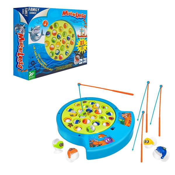 Globo Jogo da pesca com 4 canas e música