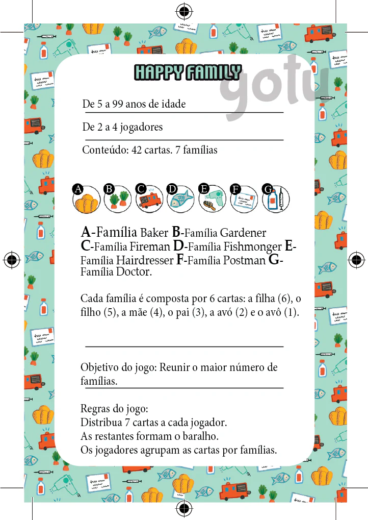 Djeco Jogo de Cartas 7 famílias HAPPY FAMILY - Image 3