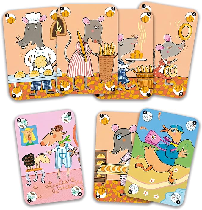 Djeco Jogo de Cartas 7 famílias HAPPY FAMILY - Image 5