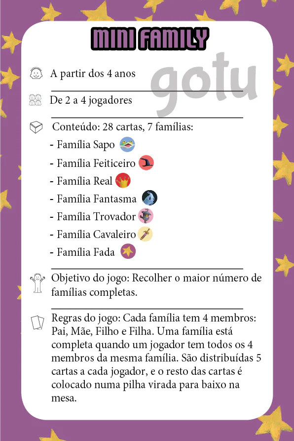Djeco Jogo de Cartas com personagens MINI FAMILY - Image 2