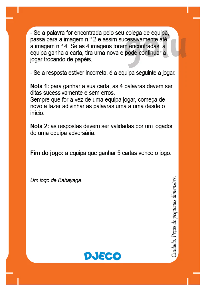 Djeco Jogo de Cartas de adivinhar palavras MOTAMO JUNIOR - Image 4