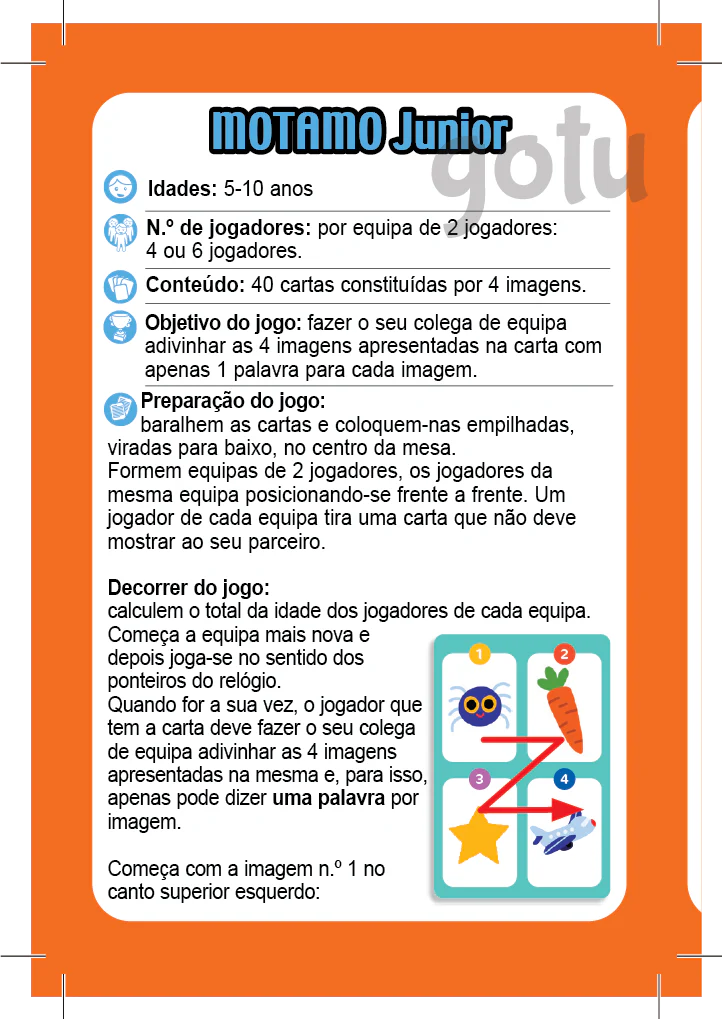 Djeco Jogo de Cartas de adivinhar palavras MOTAMO JUNIOR - Image 5