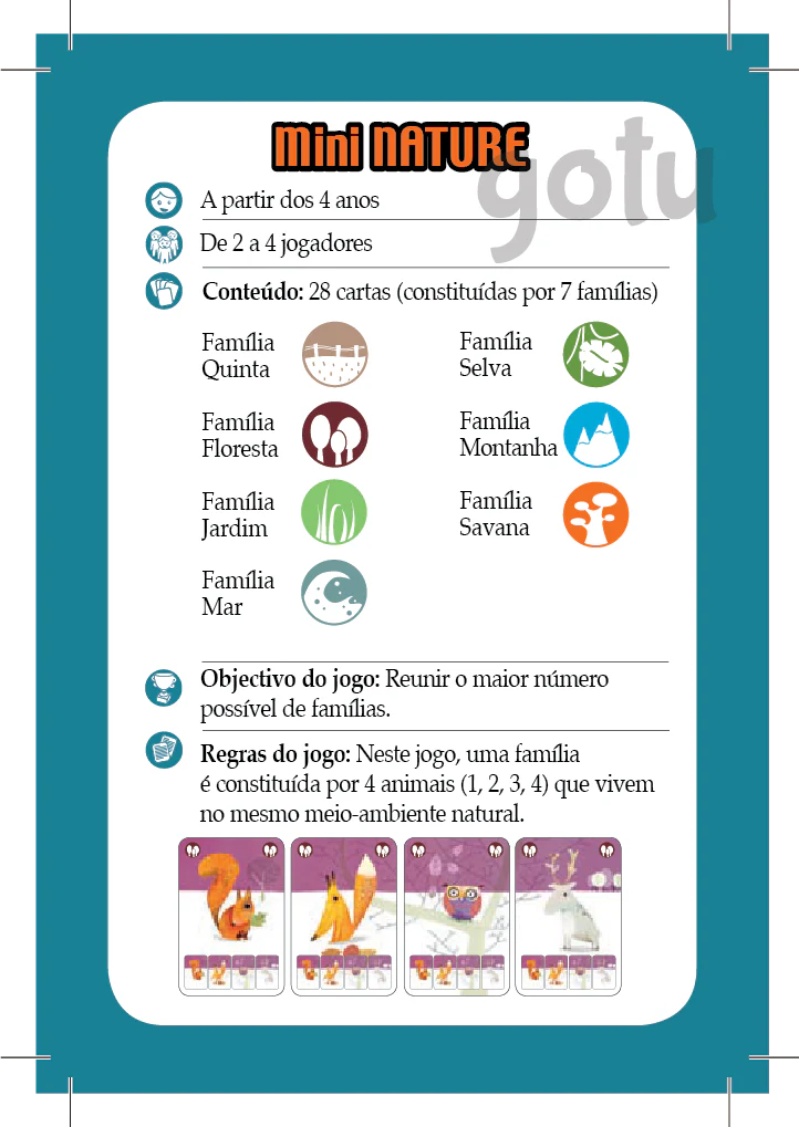 Djeco Jogo de Cartas de Associação MINI NATURE - Image 3