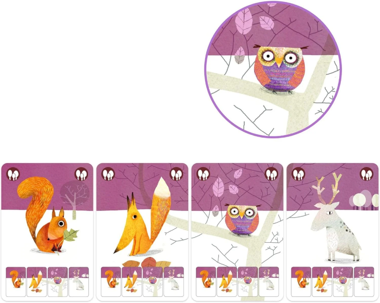 Djeco Jogo de Cartas de Associação MINI NATURE - Image 4